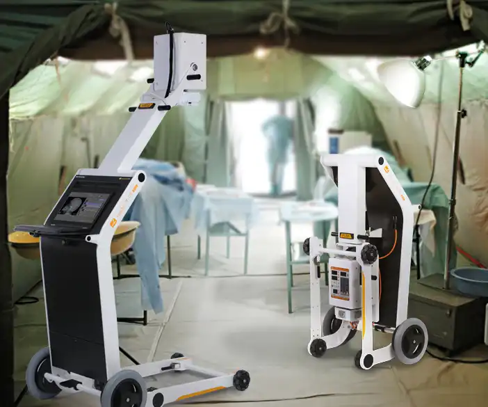 Amadeo M-DR mini - mobile X-ray equipment for use in emergency or disaster areas