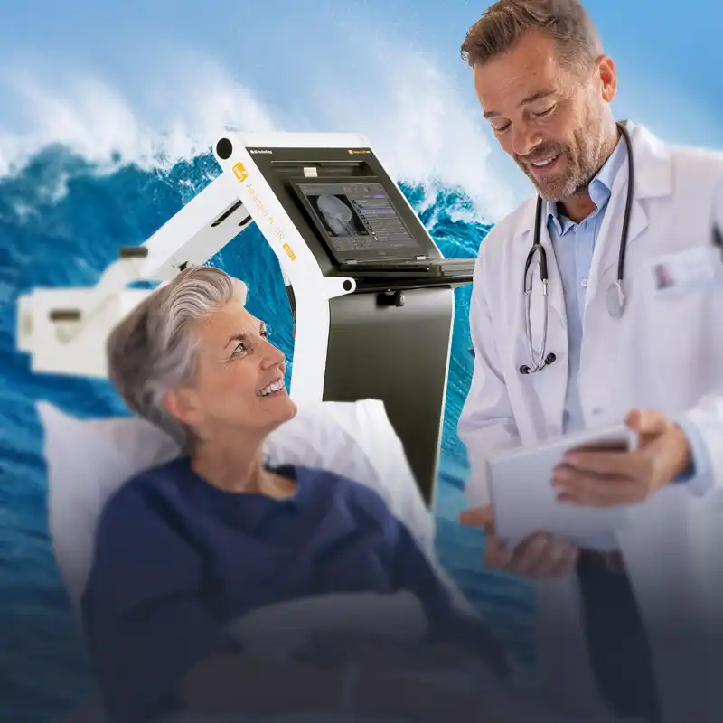 A doctor with a patient on cruise ship
